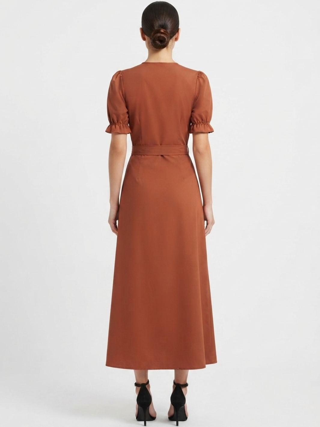VESTIDO ENVOLVENTE ANI RUST