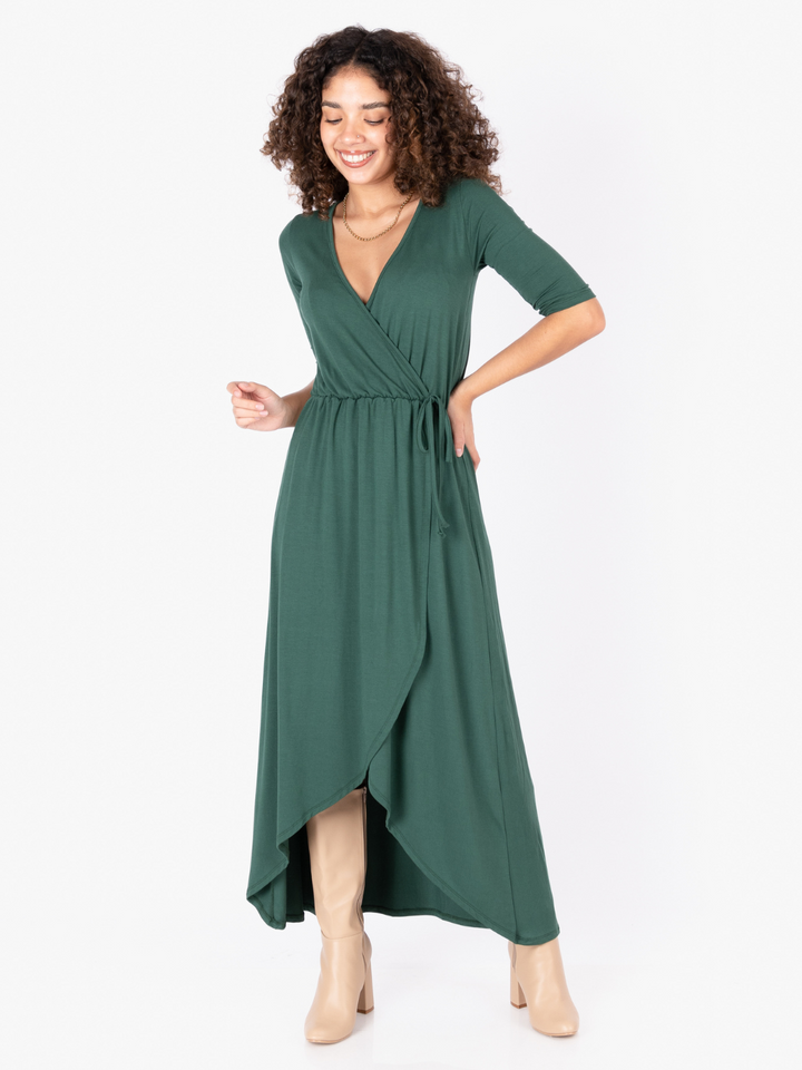 VESTIDO GEMMA - VERDE BOTELLA