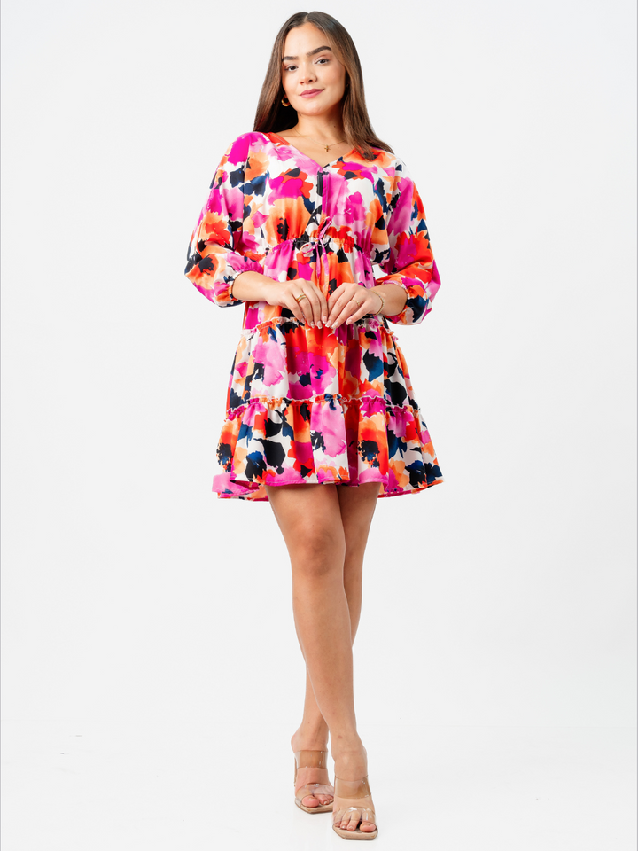 VESTIDO NATASHA - FUCSIA