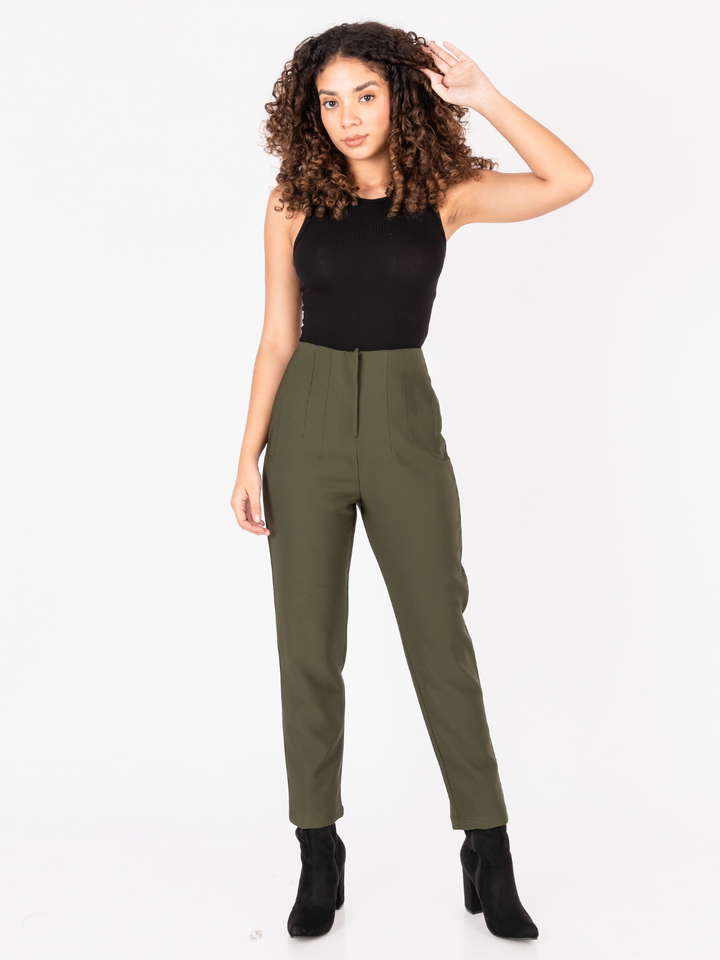 PANTALON CRISTINA - VERDE MILITAR
