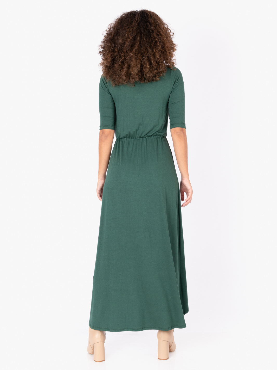 VESTIDO GEMMA - VERDE BOTELLA