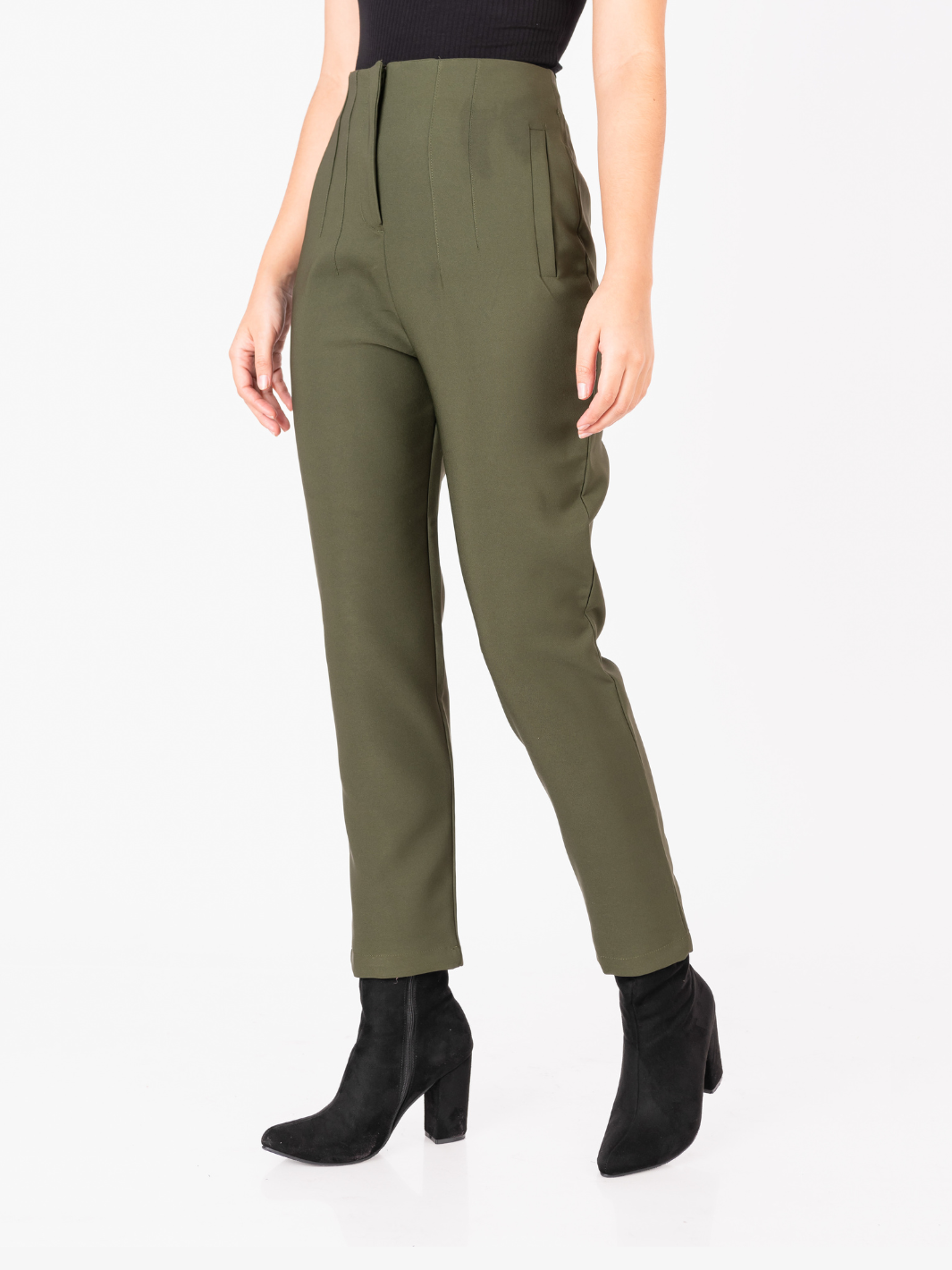 PANTALON CRISTINA - VERDE MILITAR