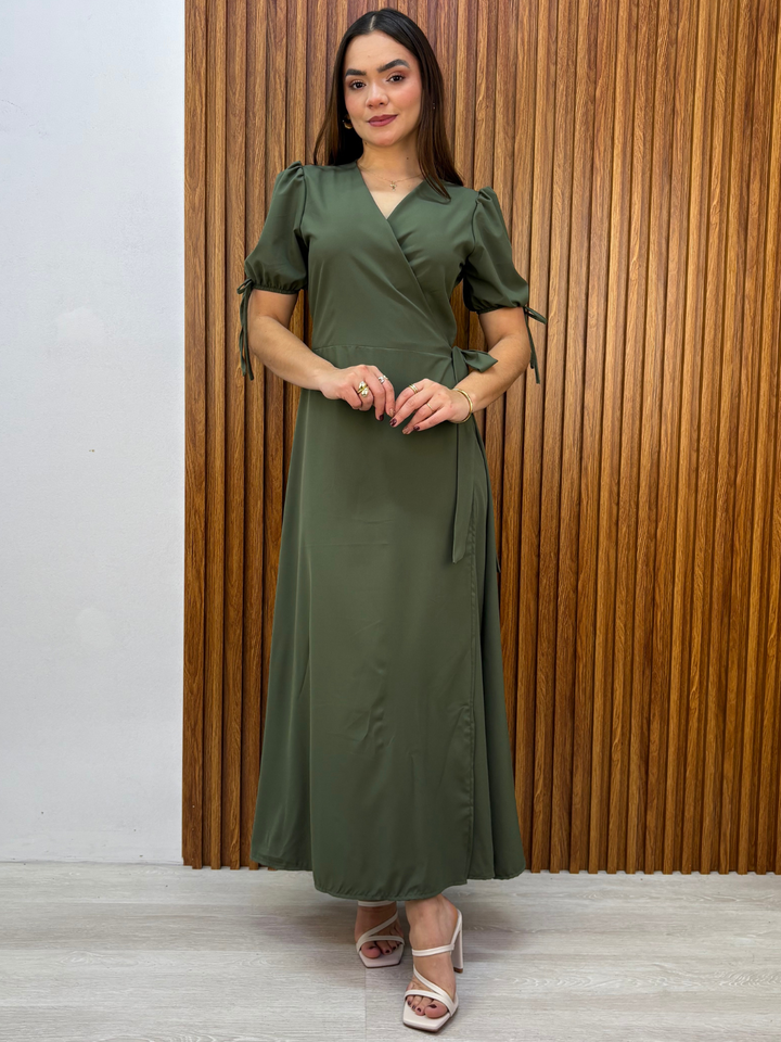 VESTIDO ENVOLVENTE BRISA VERDE