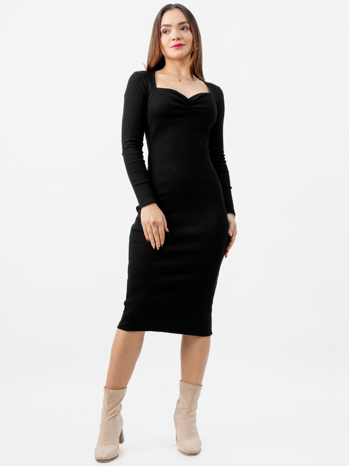 VESTIDO CASUAL EMILIA NEGRO