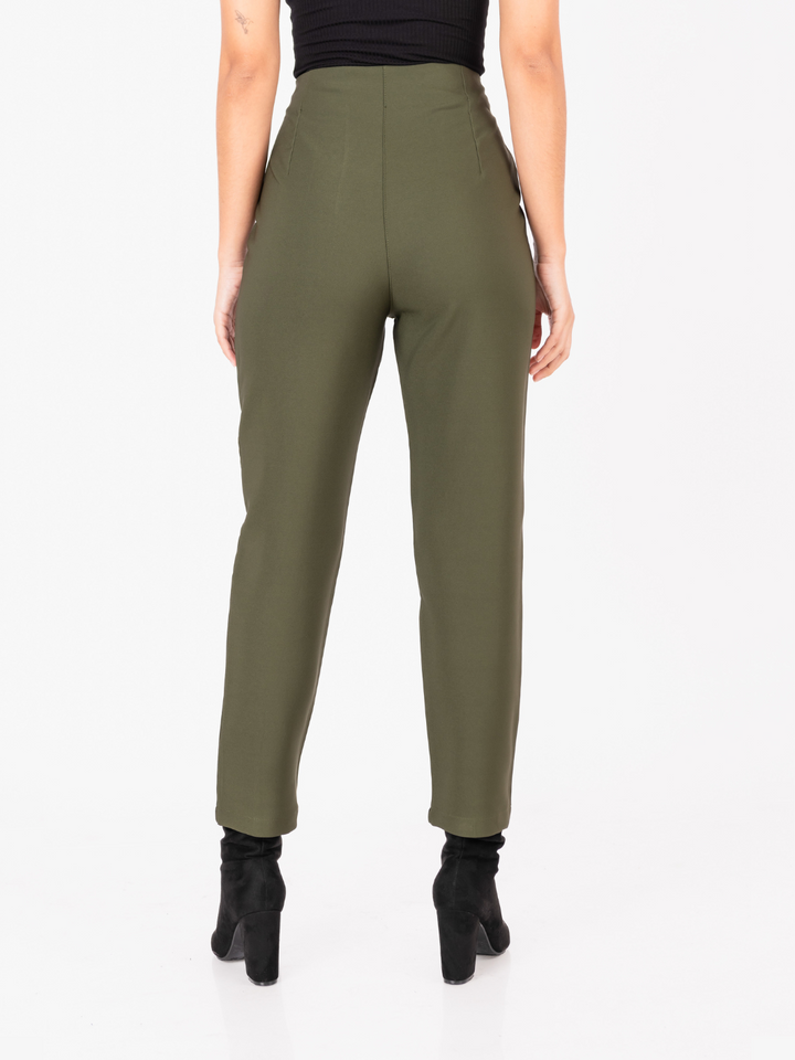PANTALON CRISTINA - VERDE MILITAR
