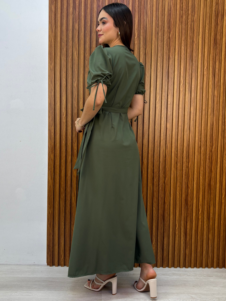 VESTIDO ENVOLVENTE BRISA VERDE