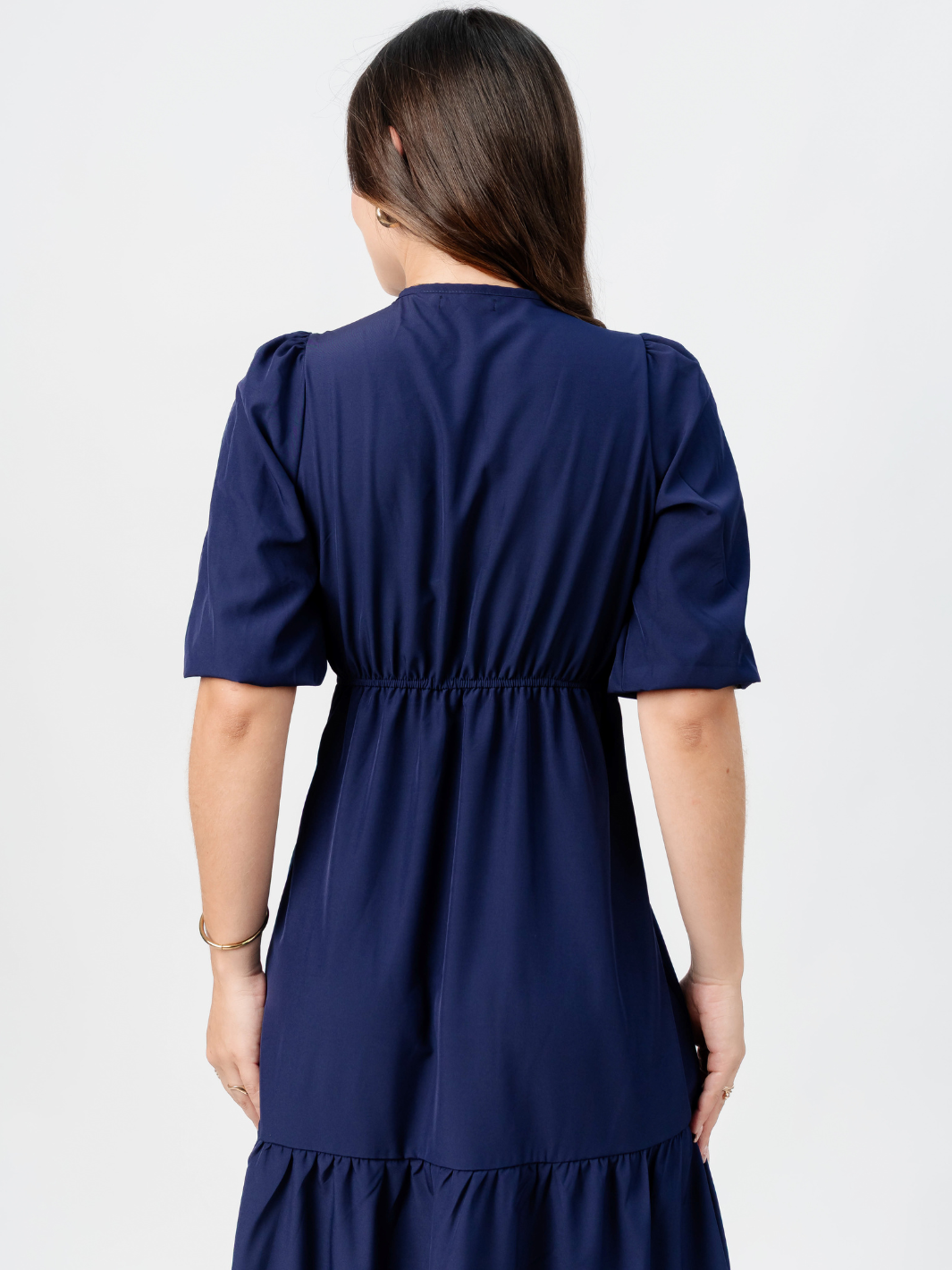 VESTIDO CASUAL LARGO TIZIANA AZUL
