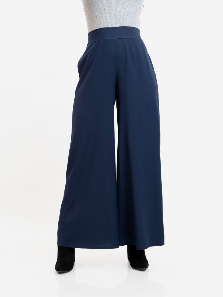 PANTALON PALAZZO DARA AZUL