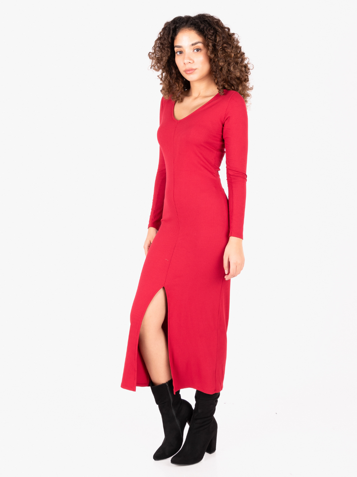 VESTIDO VEKA - CONCHE VINO