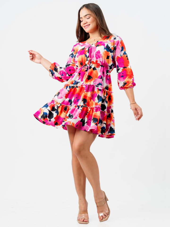 VESTIDO NATASHA - FUCSIA