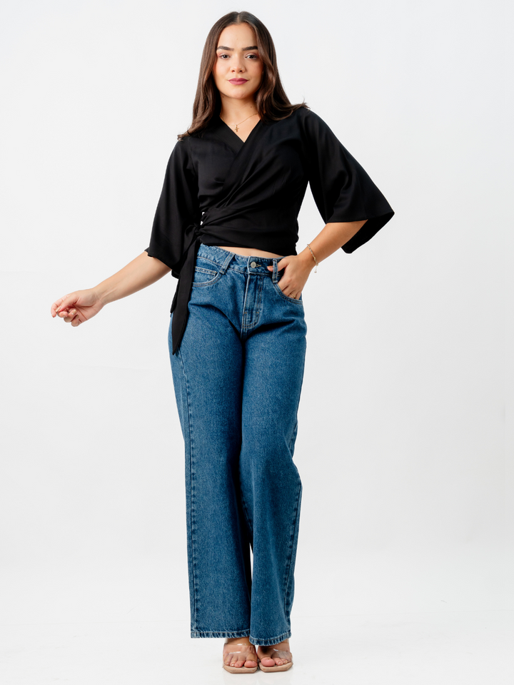 BLUSA GERALDINE - NEGRO