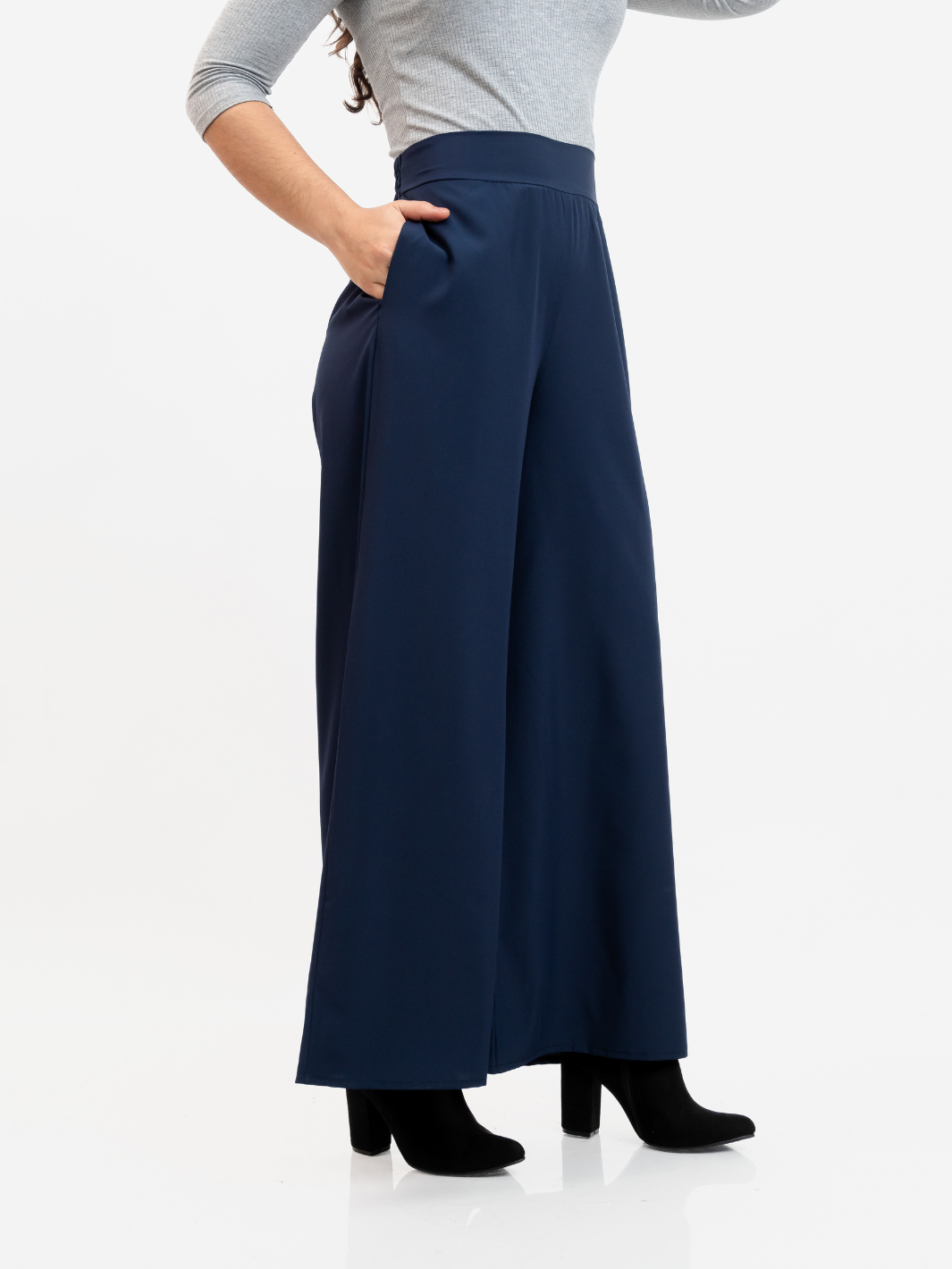 PANTALON PALAZZO DARA AZUL