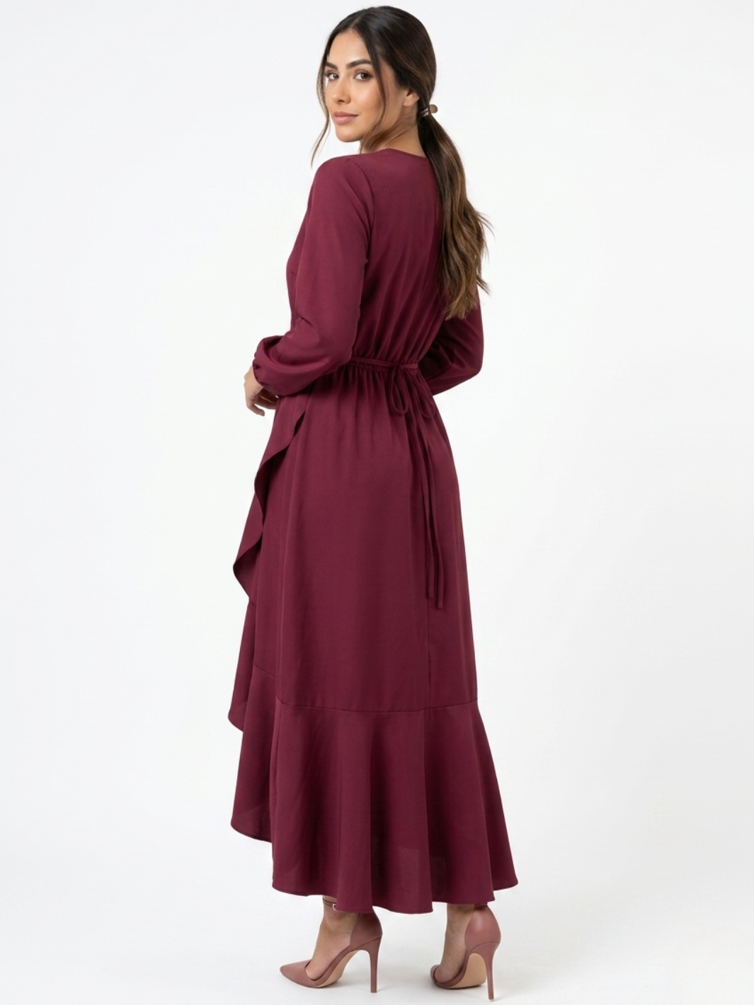 VESTIDO ENVOLVENTE ANNA VINO