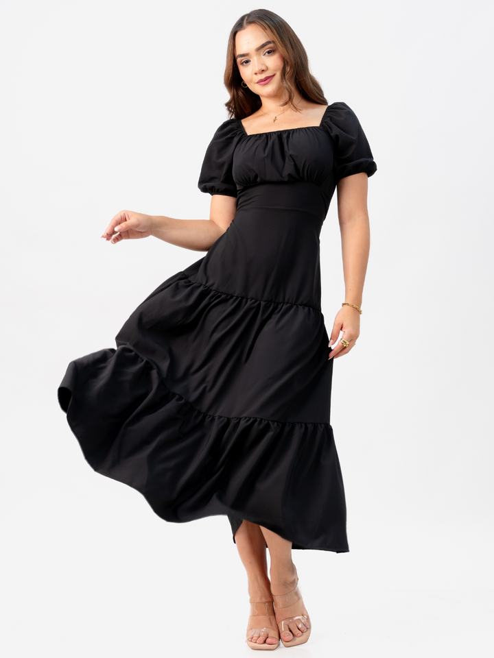 VESTIDO TATIANA - NEGRO