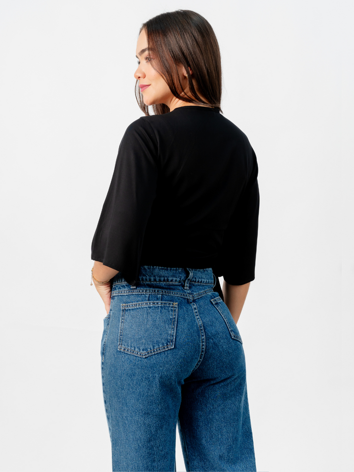 BLUSA GERALDINE - NEGRO