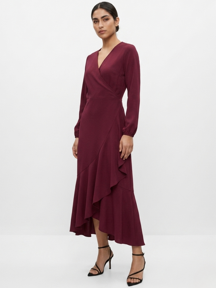 VESTIDO ENVOLVENTE ANNA VINO
