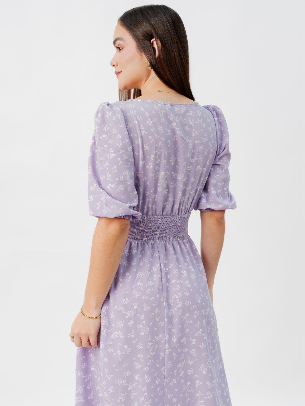 VESTIDO CASUAL LARGO JESSIA LILA