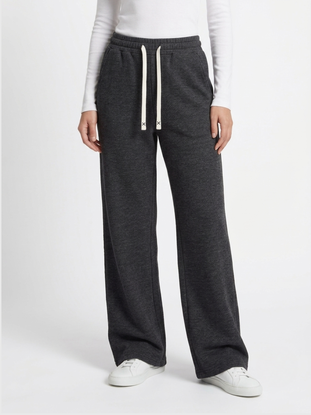 PANTALON CASUAL EN TELA CHOMPERA REMY GRIS OSCURO