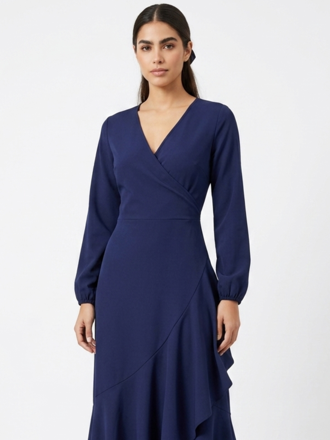 VESTIDO ENVOLVENTE ANNA AZUL