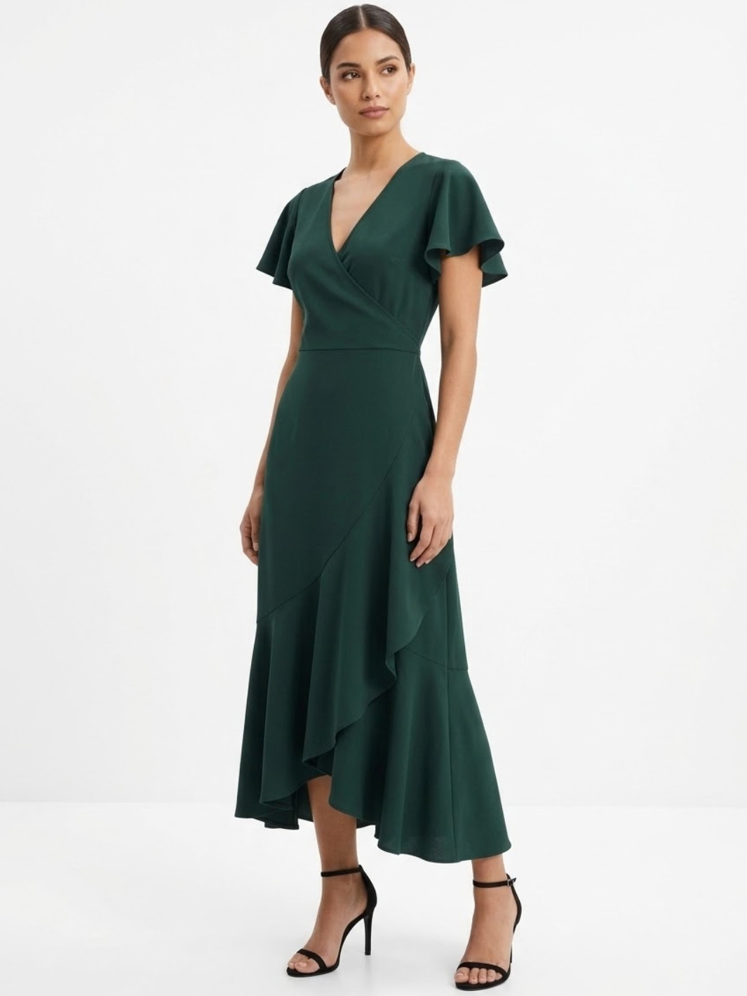 VESTIDO ENVOLVENTE JULIETA VERDE