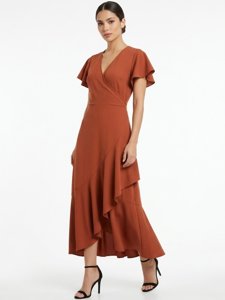 VESTIDO ENVOLVENTE JULIETA RUST