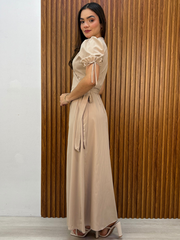 VESTIDO ENVOLVENTE BRISA NUDE