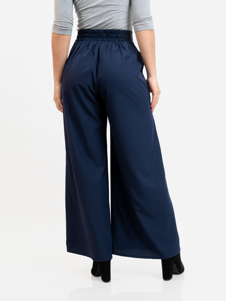 PANTALON PALAZZO DARA AZUL