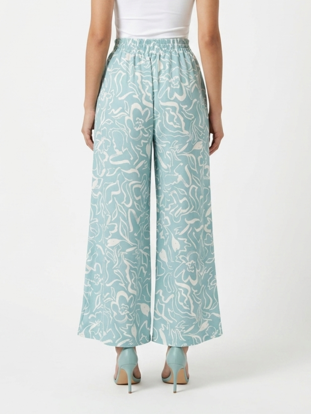 PANTALON PALAZZO NORA AGUA