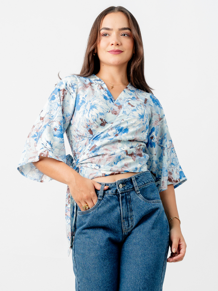 BLUSA GERALDINE - AZUL