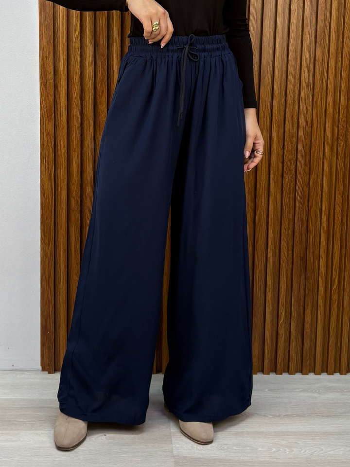 PANTALON PALAZZO ZENDAYA AZUL