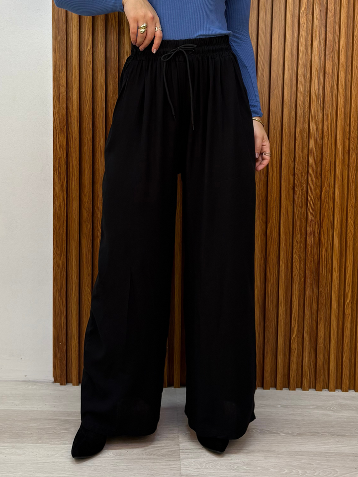 PANTALON PALAZZO ZENDAYA NEGRO