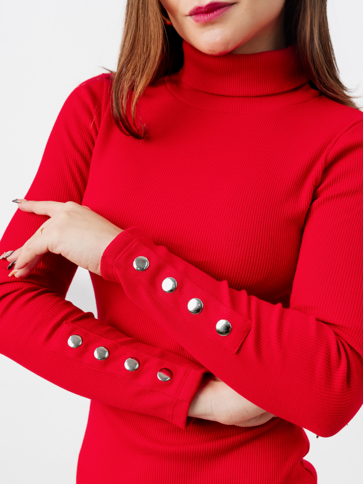 VESTIDO CASUAL XIOMARA ROJO