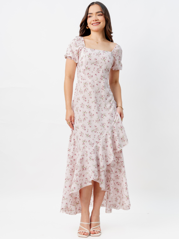 VESTIDO CASUAL LARGO PAOLA ROSA