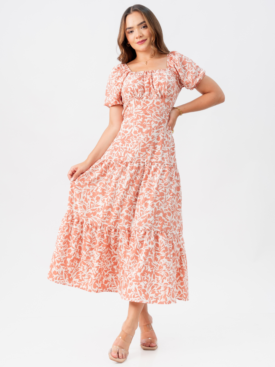 VESTIDO TATIANA - DURAZNO