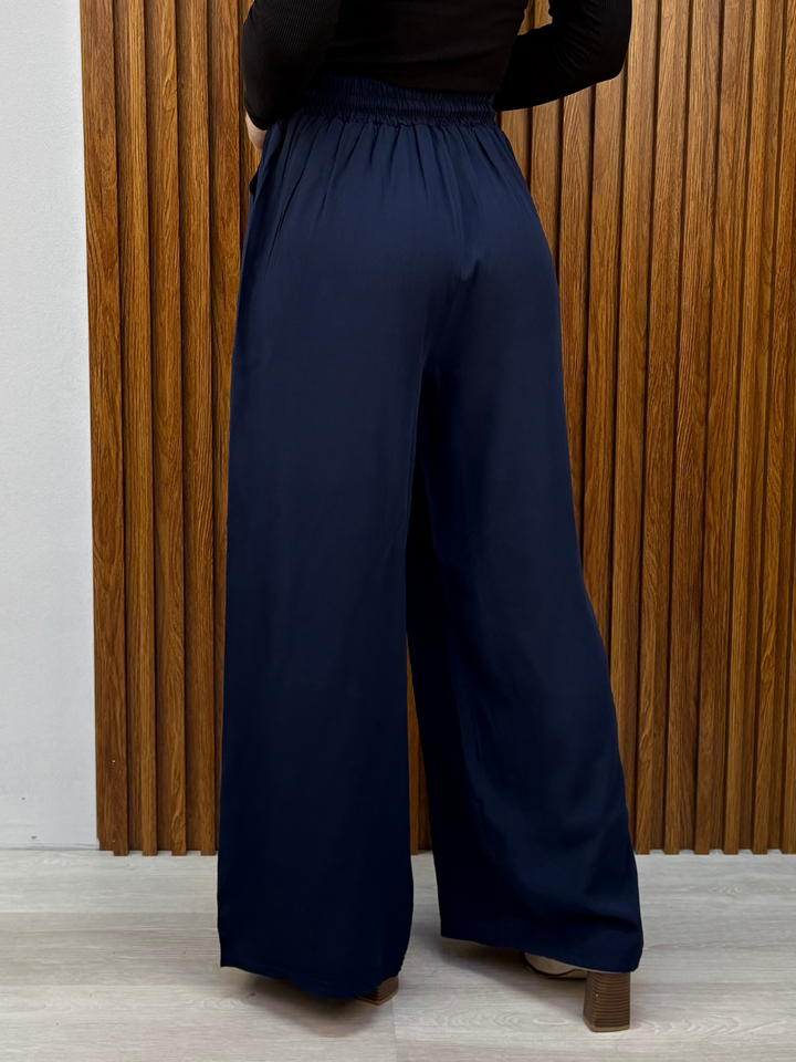 PANTALON PALAZZO ZENDAYA AZUL