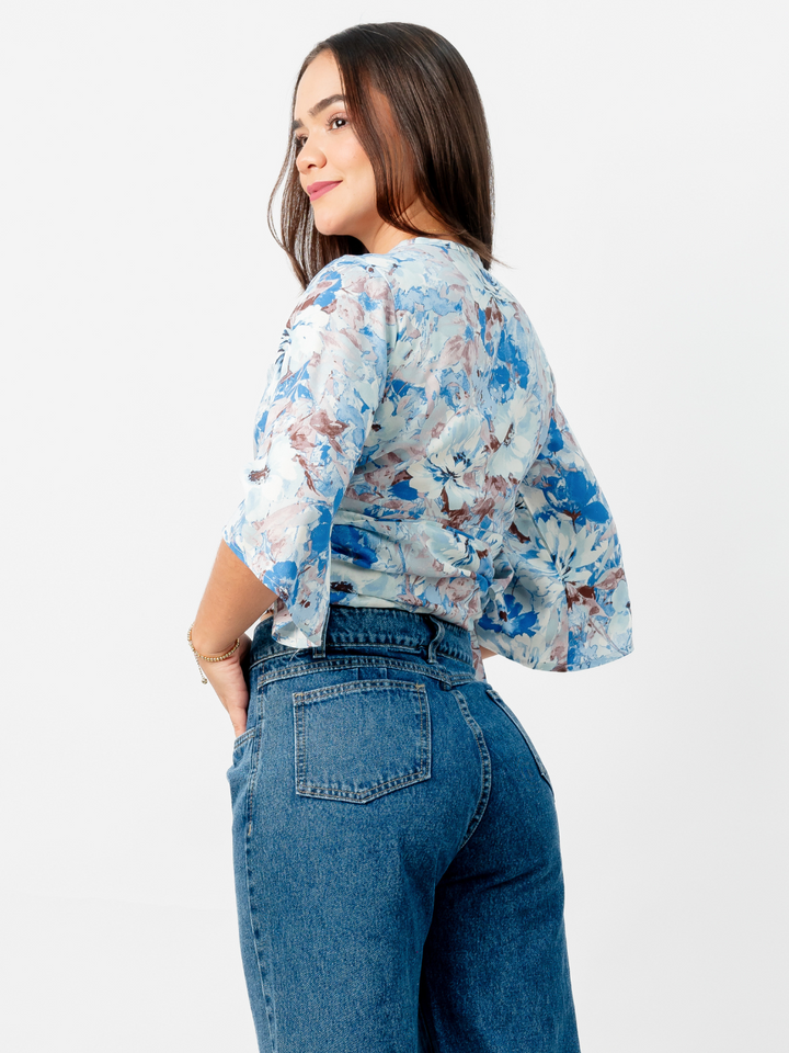 BLUSA GERALDINE - AZUL