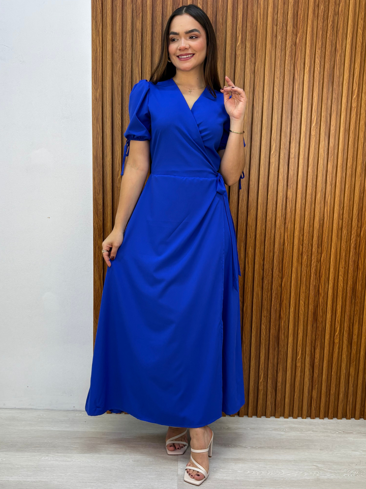 VESTIDO ENVOLVENTE BRISA AZULINO