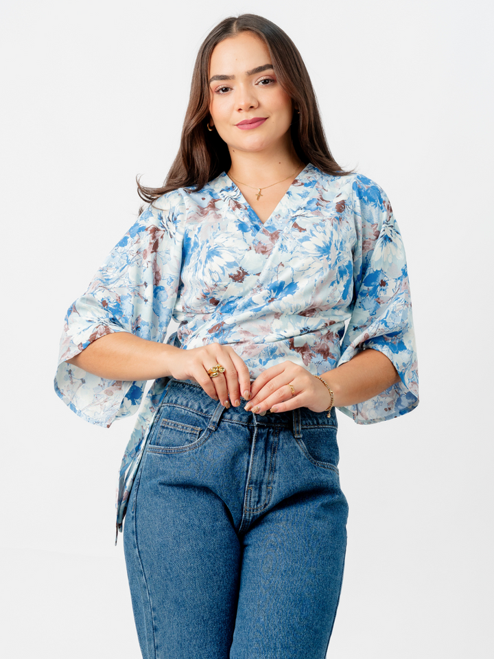 BLUSA GERALDINE - AZUL