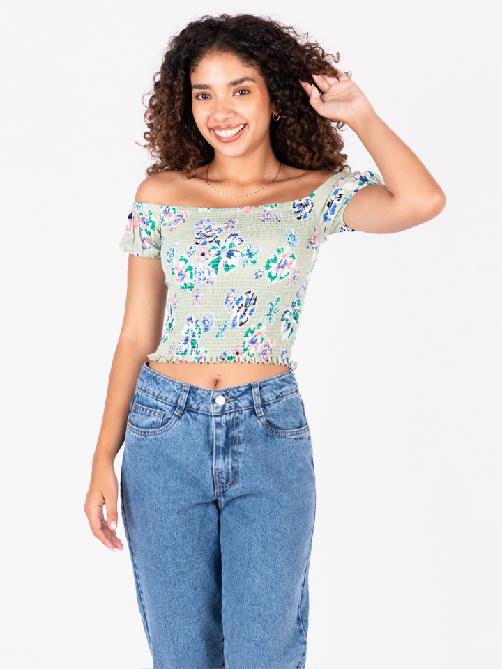 BLUSA GISELLE - VERDE AGUA