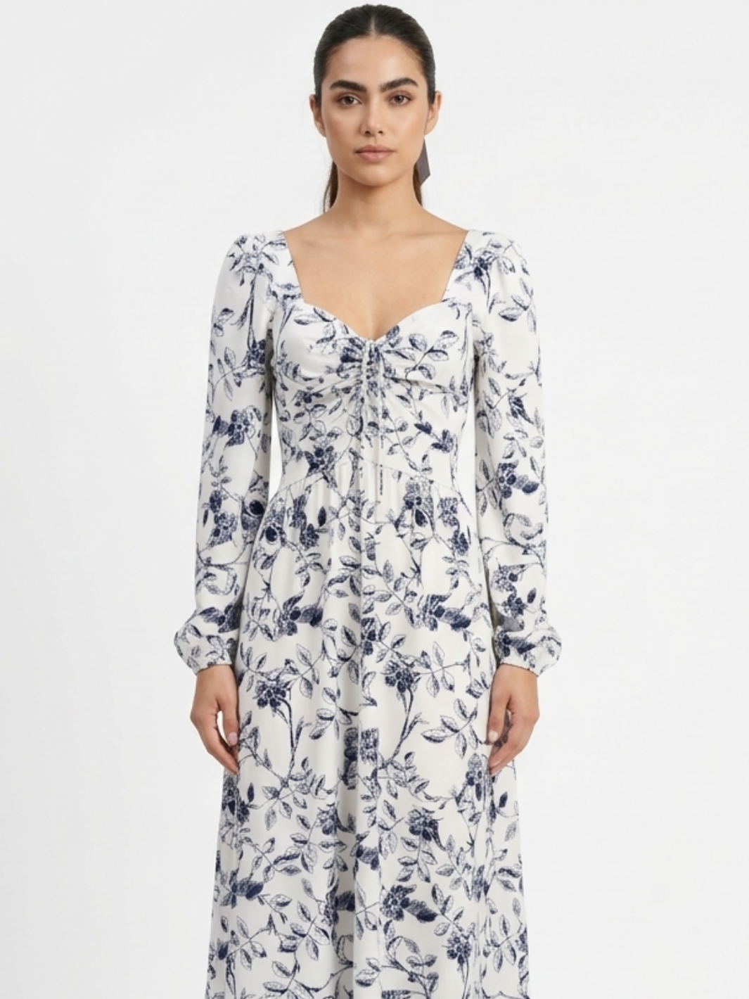 VESTIDO CASUAL LARGO LUNA PERLA