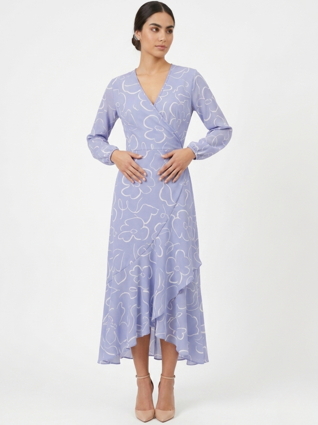 VESTIDO ENVOLVENTE ANNA LAVANDA