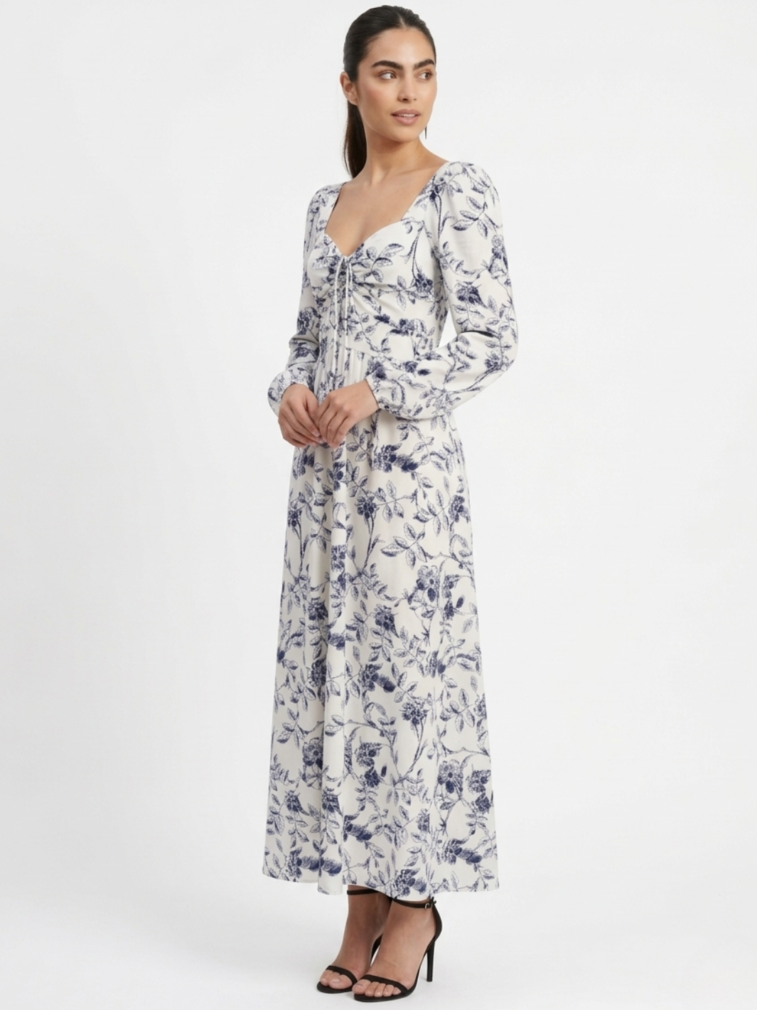 VESTIDO CASUAL LARGO LUNA PERLA