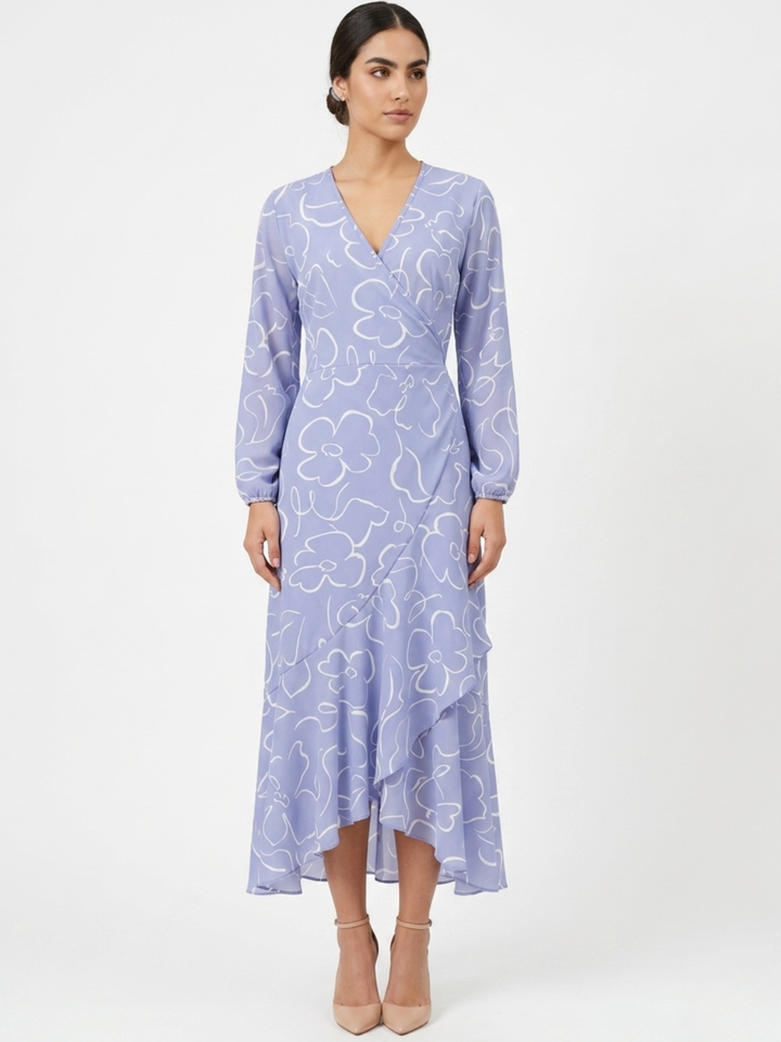 VESTIDO ENVOLVENTE ANNA LAVANDA