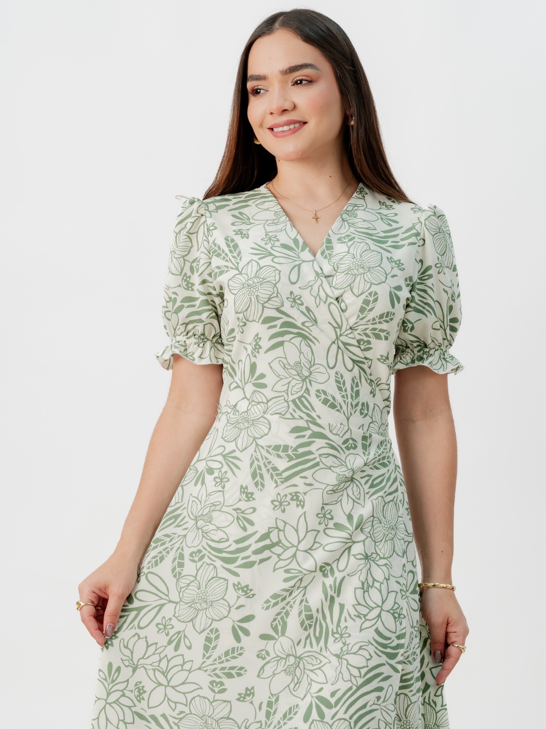 VESTIDO ENVOLVENTE ANI PERLA