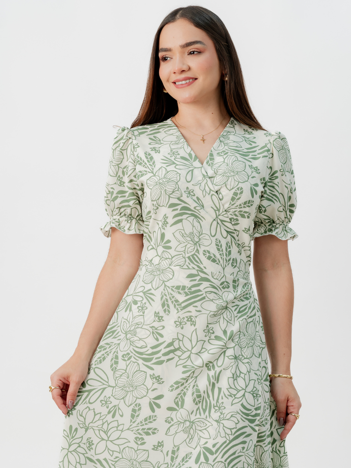 VESTIDO ENVOLVENTE ANI PERLA