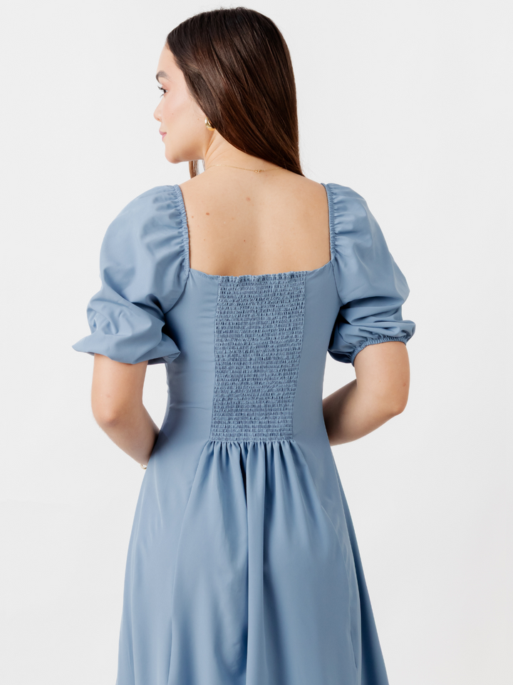 VESTIDO LARGO CON BOTONES MAGDALENA ITALIANO