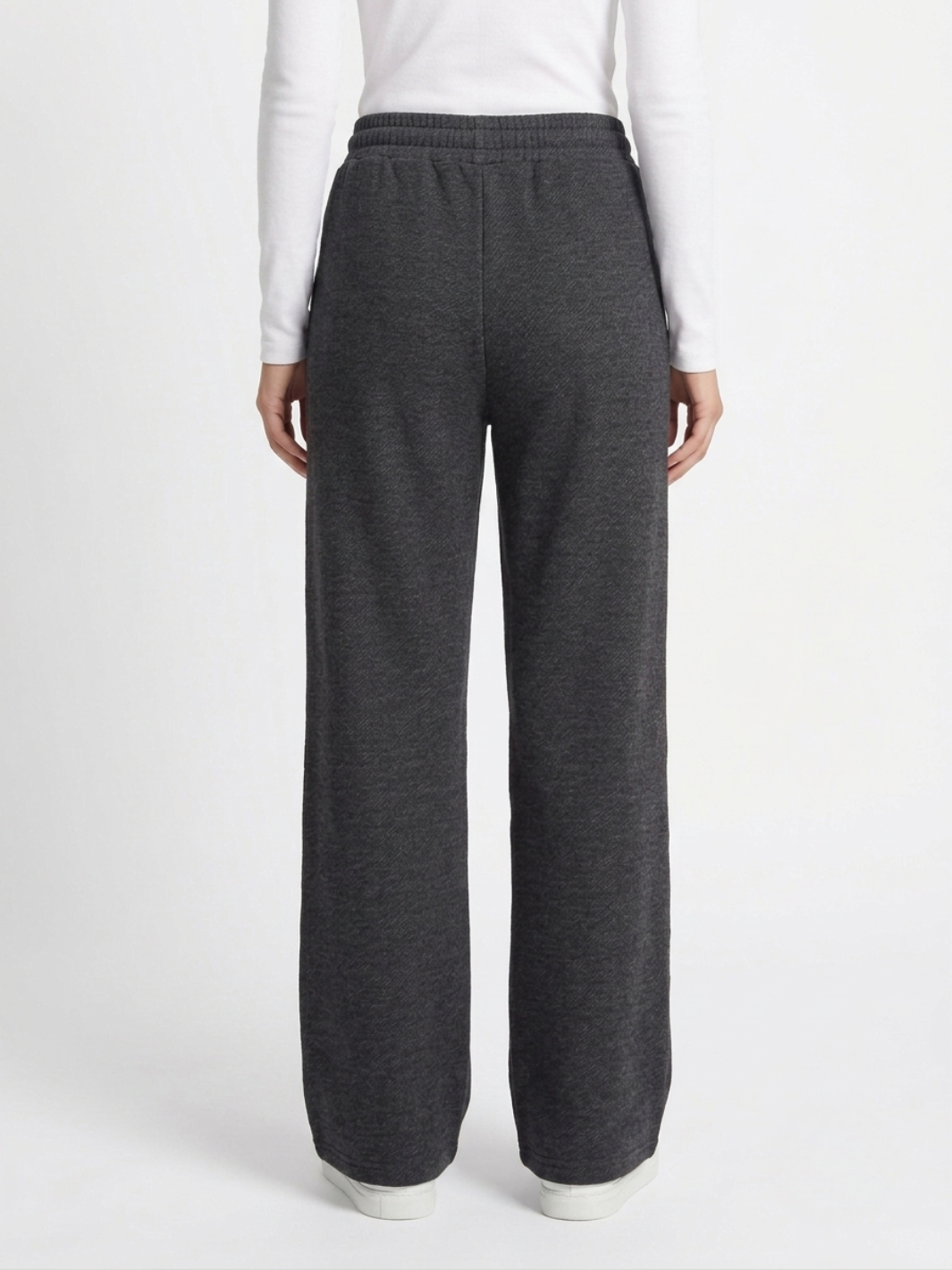 PANTALON CASUAL EN TELA CHOMPERA REMY GRIS OSCURO