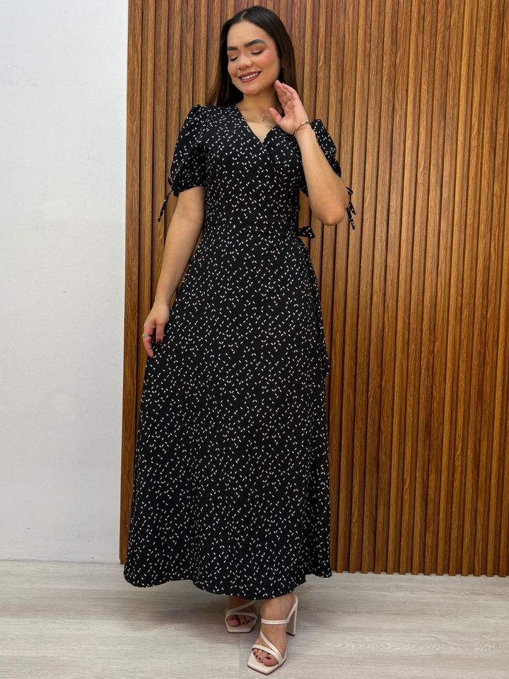 VESTIDO ENVOLVENTE BRISA NEGRO
