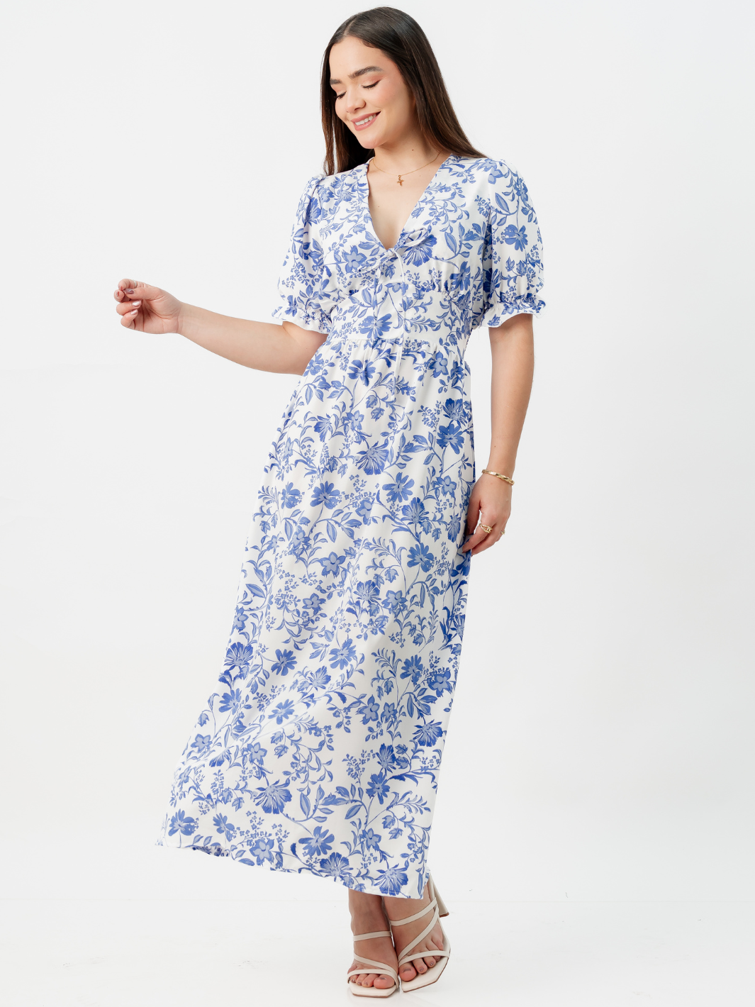 VESTIDO CASUAL LARGO THIANA PERLA