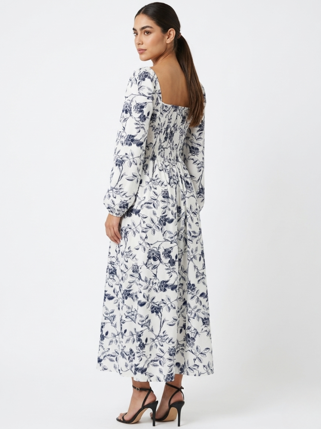 VESTIDO CASUAL LARGO LUNA PERLA